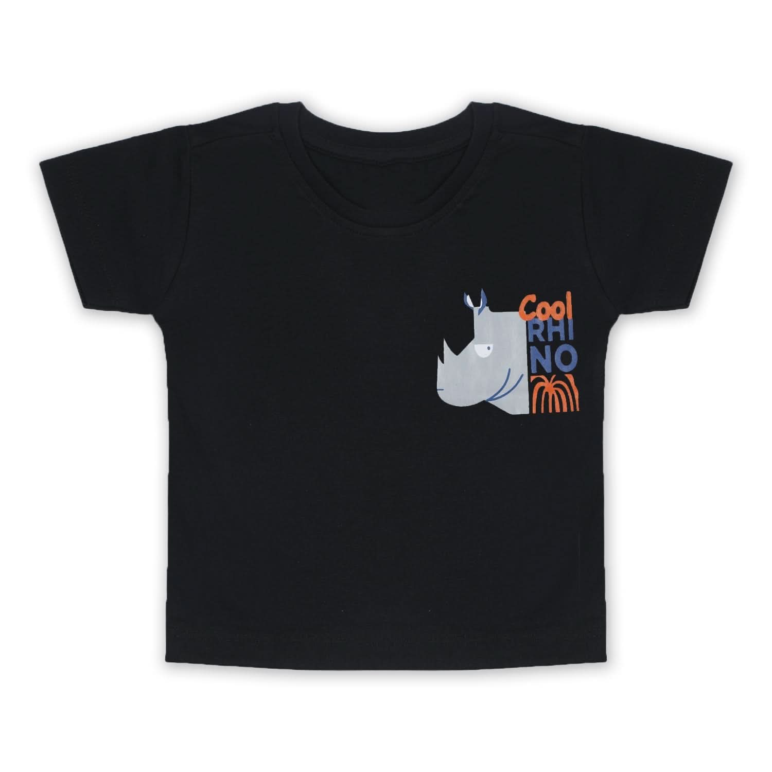 Boys Half Sleeves T-Shirt - Black, Boys T-Shirts, Chase Value, Chase Value