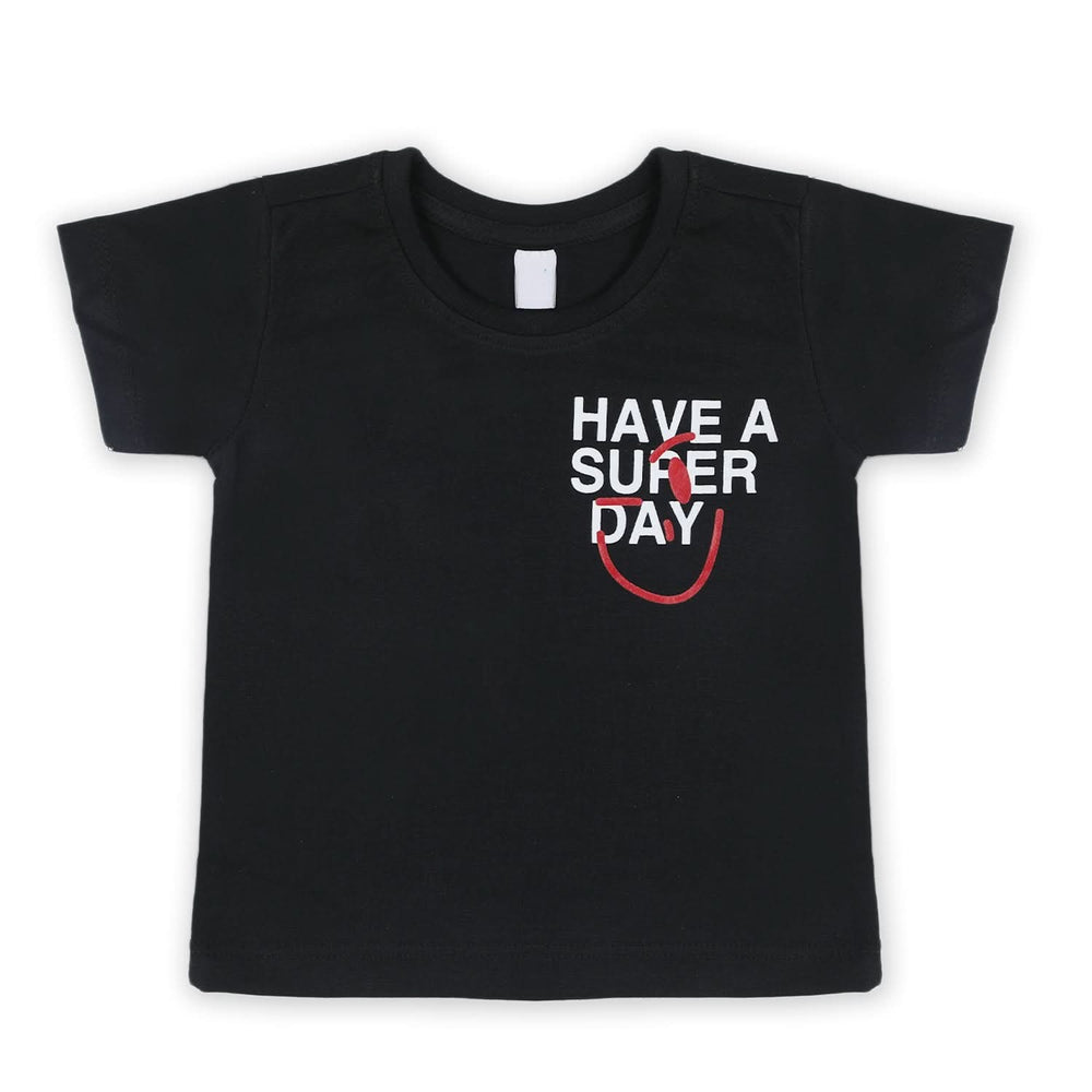 Boys Half Sleeves T-Shirt - Navy Blue, Boys T-Shirts, Chase Value, Chase Value