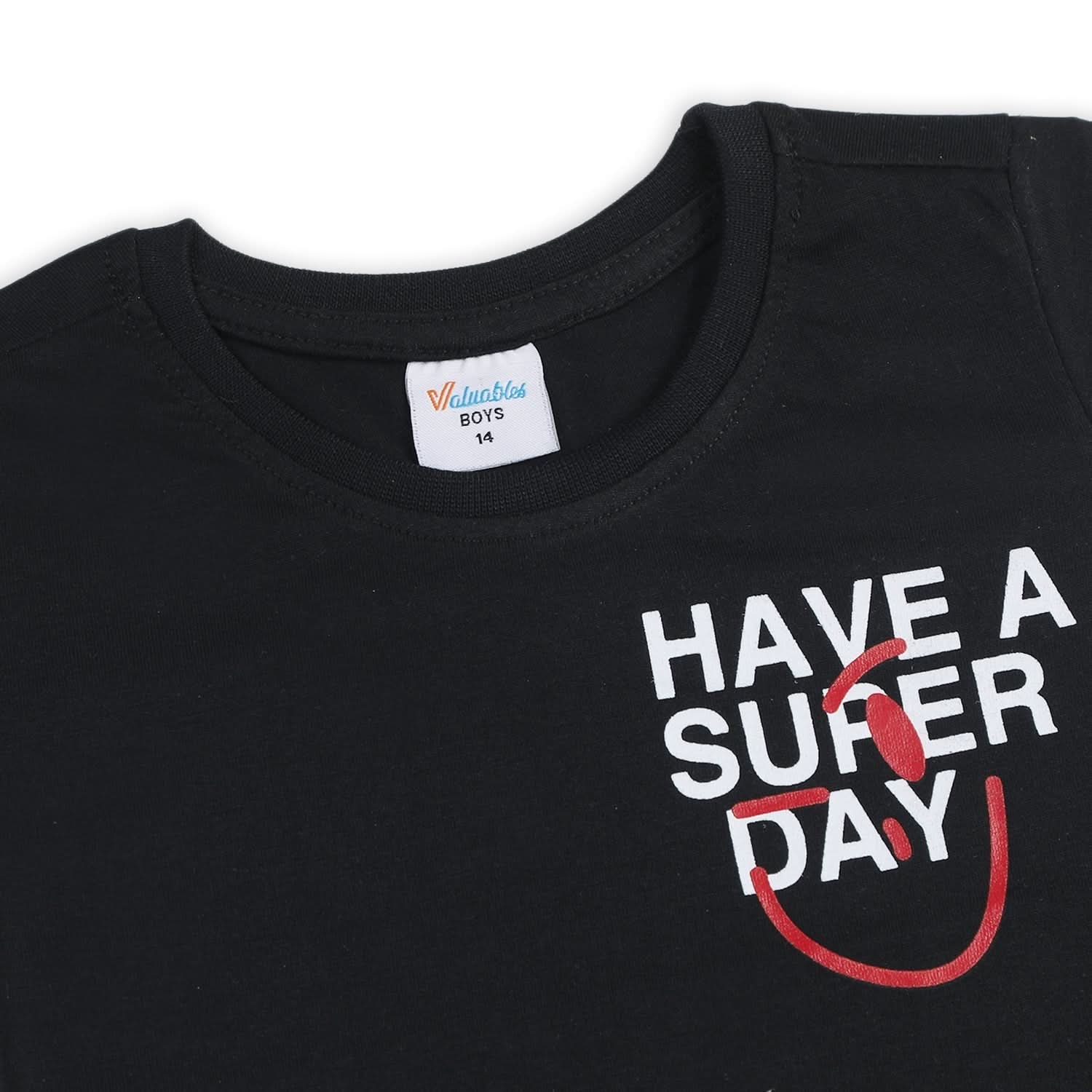 Boys Half Sleeves T-Shirt - Navy Blue, Boys T-Shirts, Chase Value, Chase Value