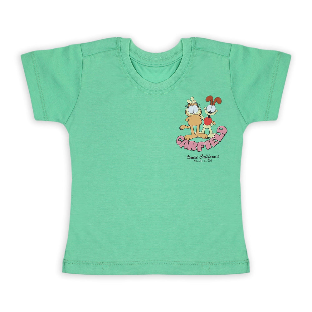 Boys Half Sleeves T-Shirt - Green, Boys T-Shirts, Chase Value, Chase Value