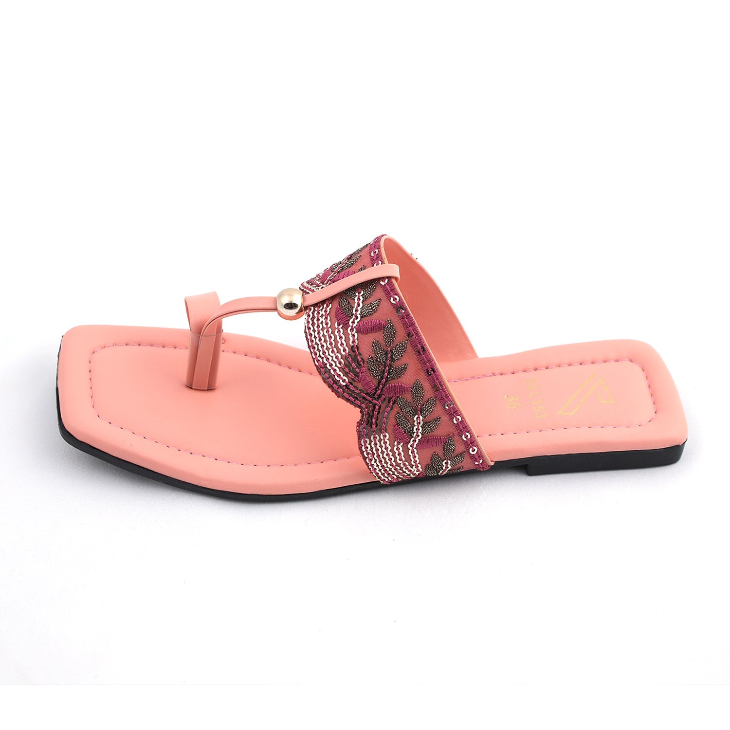 Women's Kolhapuri Slipper - Pink, Women Slippers, Chase Value, Chase Value