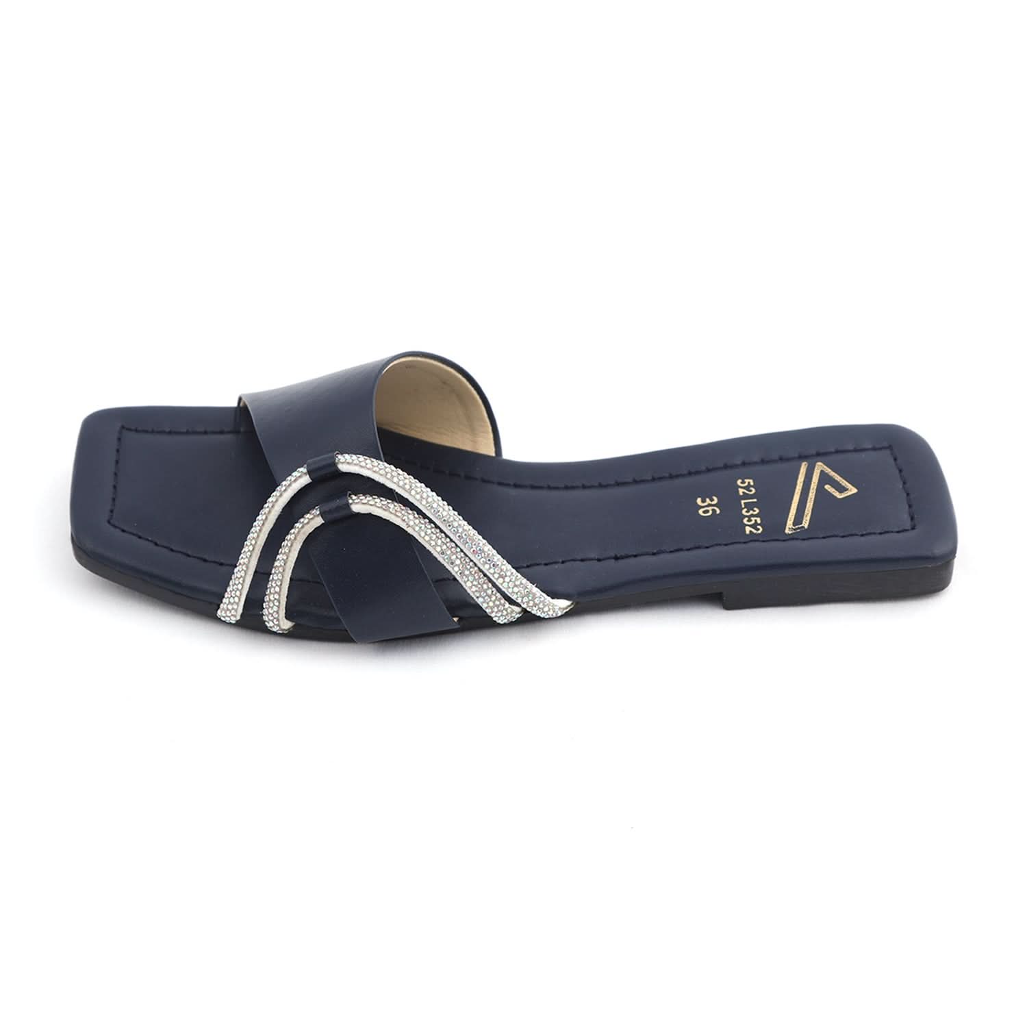Women's Slipper - Navy Blue, Women Slippers, Chase Value, Chase Value