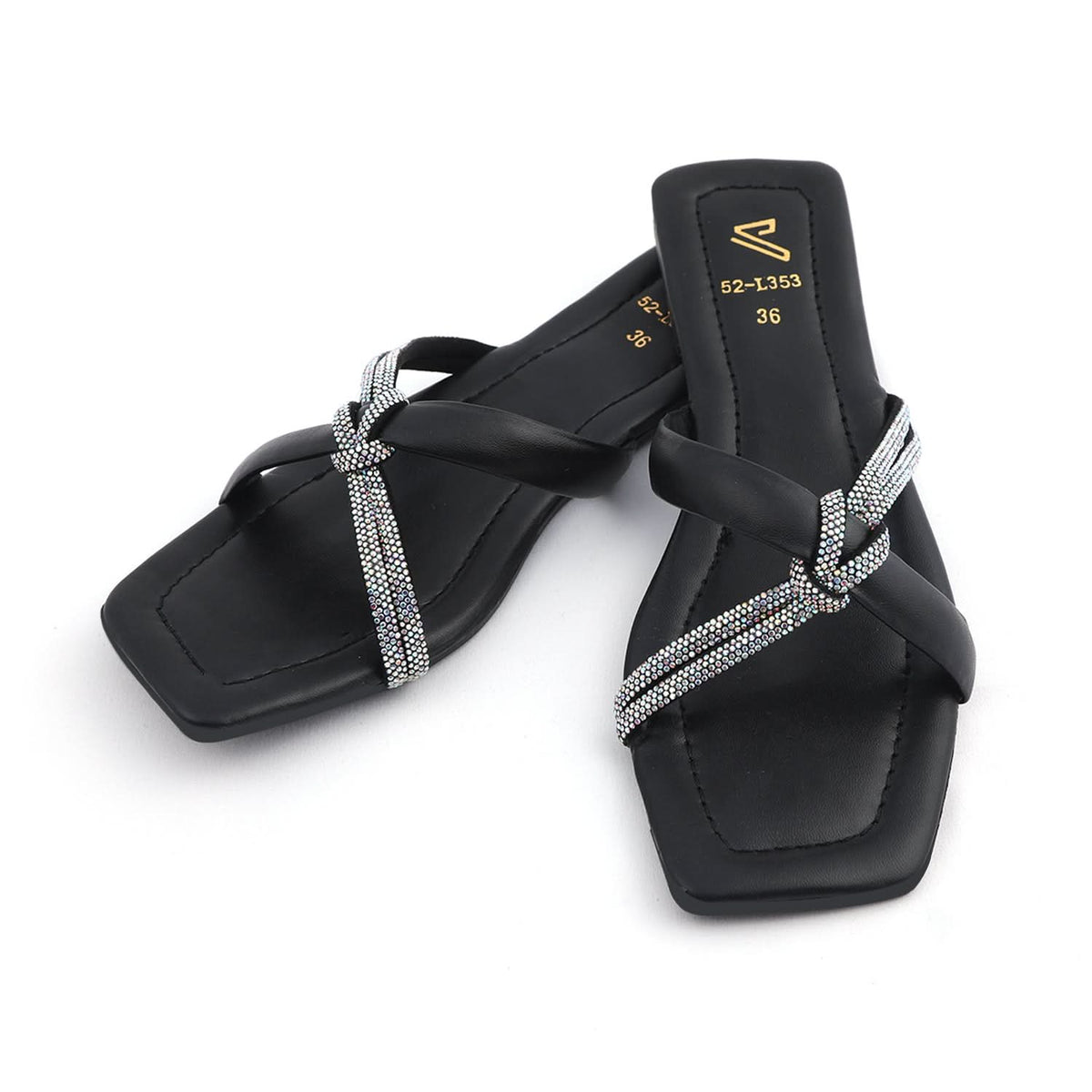 Women's Slipper - Black, Women Slippers, Chase Value, Chase Value
