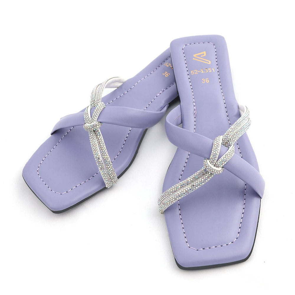 Women's Slipper - Purple, Women Slippers, Chase Value, Chase Value