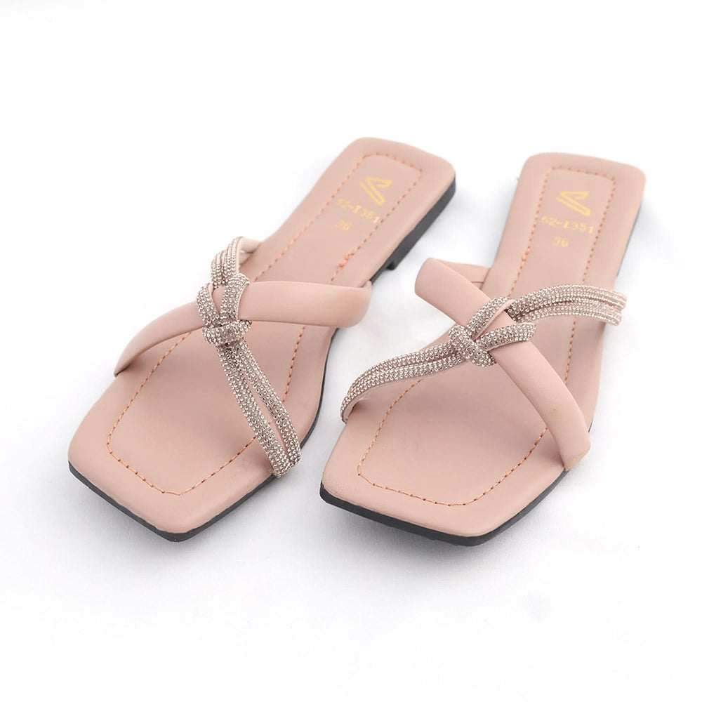 Women's Slipper - Peach, Women Slippers, Chase Value, Chase Value