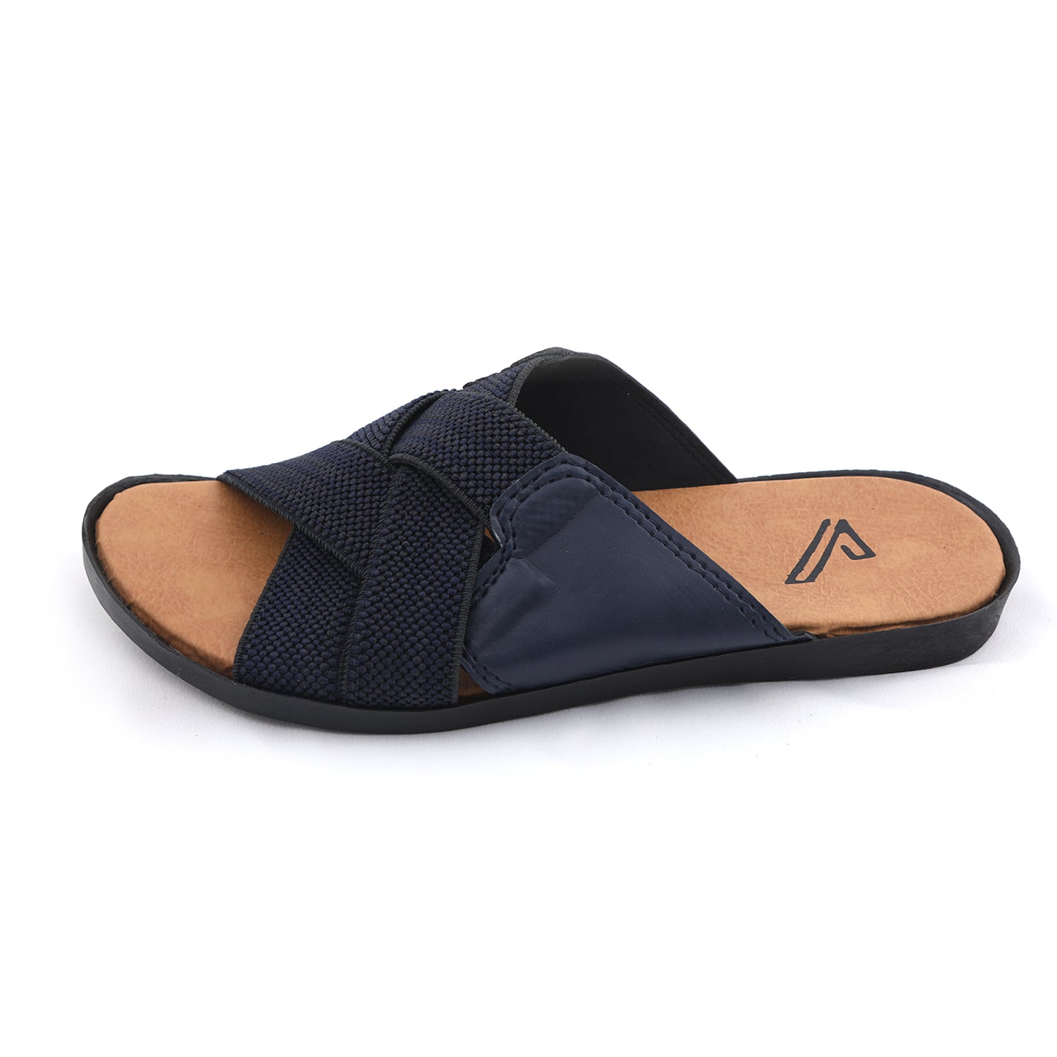 Valuable Cross-Strap Casual Slippers 811/M283 - Blue, Men's Slippers, Chase Value, Chase Value