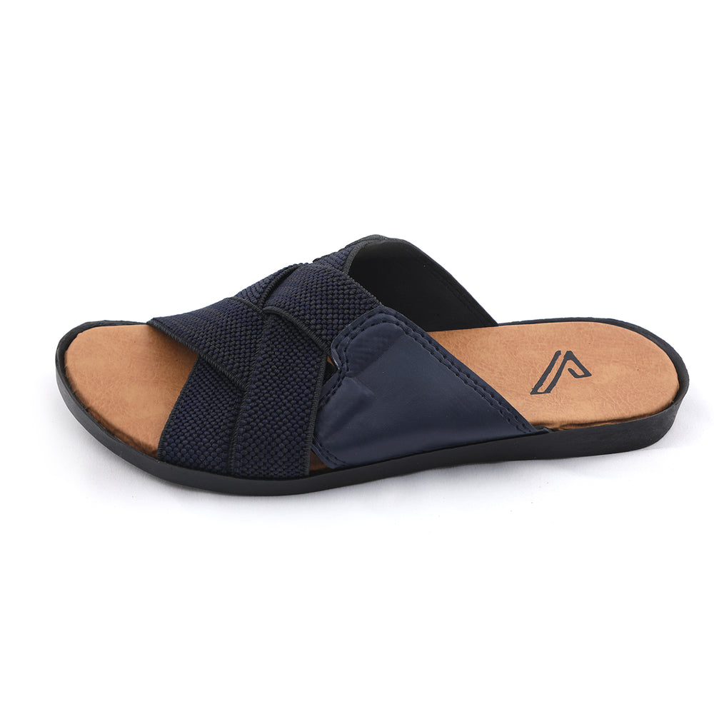 Valuable Cross-Strap Casual Slippers 811/M283 - Blue, Men's Slippers, Chase Value, Chase Value