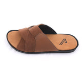 Valuable Cross-Strap Casual Slippers 811/M283 - Mustard, Men's Slippers, Chase Value, Chase Value
