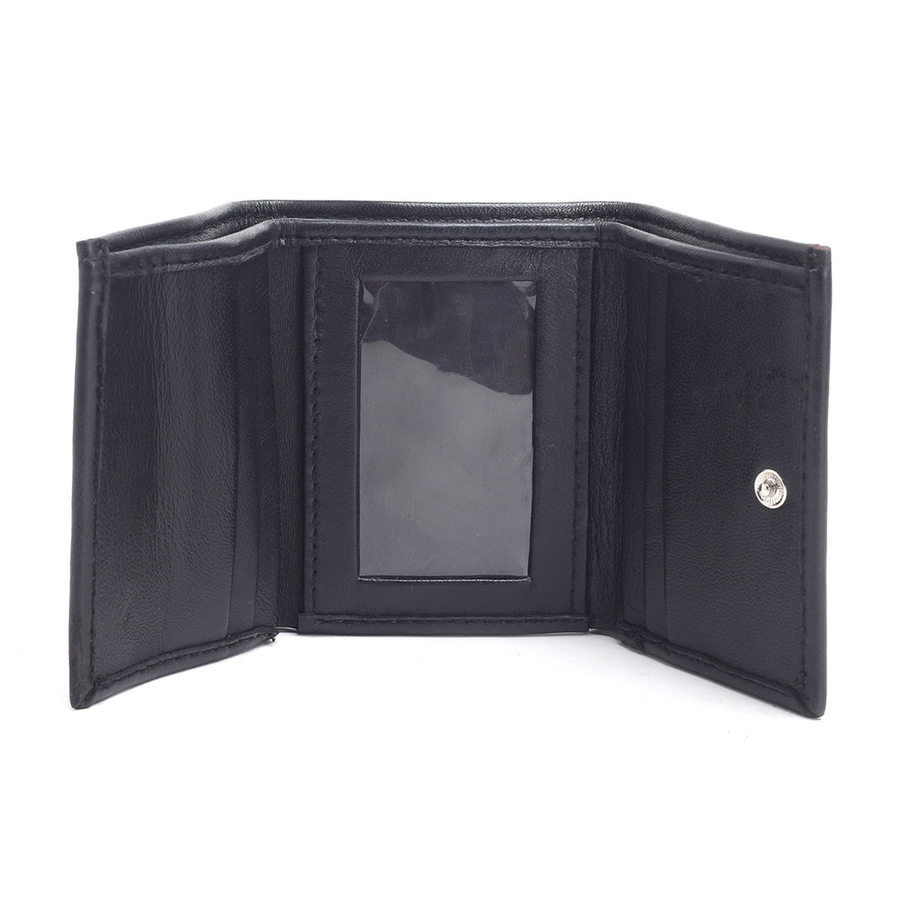 3Fold Sheep Leather Wallet - Black, Men's Wallets, Chase Value, Chase Value