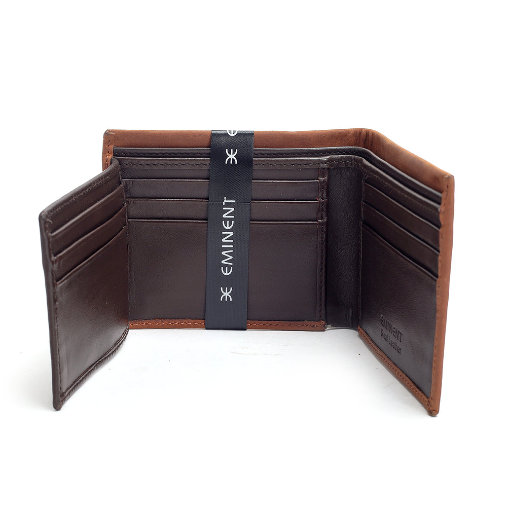 Eminent Suede Leather Wallet - Tan, Men's Wallets, Eminent, Chase Value