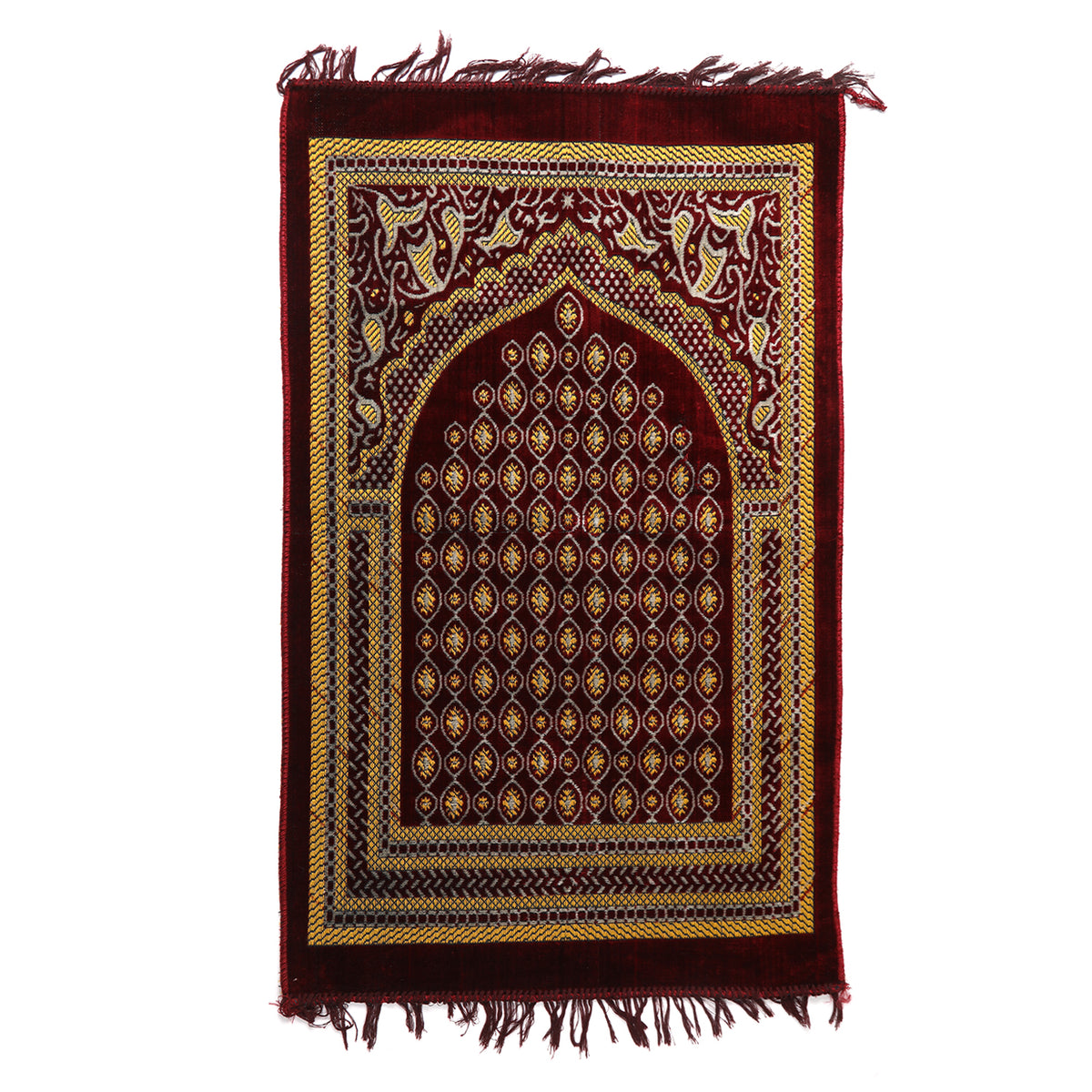 Prayer Mat ( Jay e Namaz )  - Maroon, Prayer Accessories, Chase Value, Chase Value