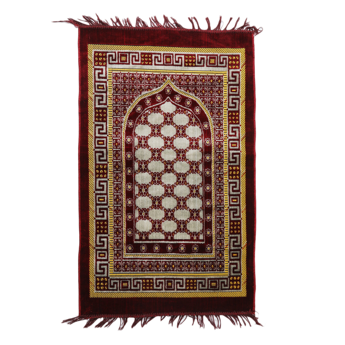 Prayer Mat ( Jay e Namaz )  - Maroon, Prayer Accessories, Chase Value, Chase Value