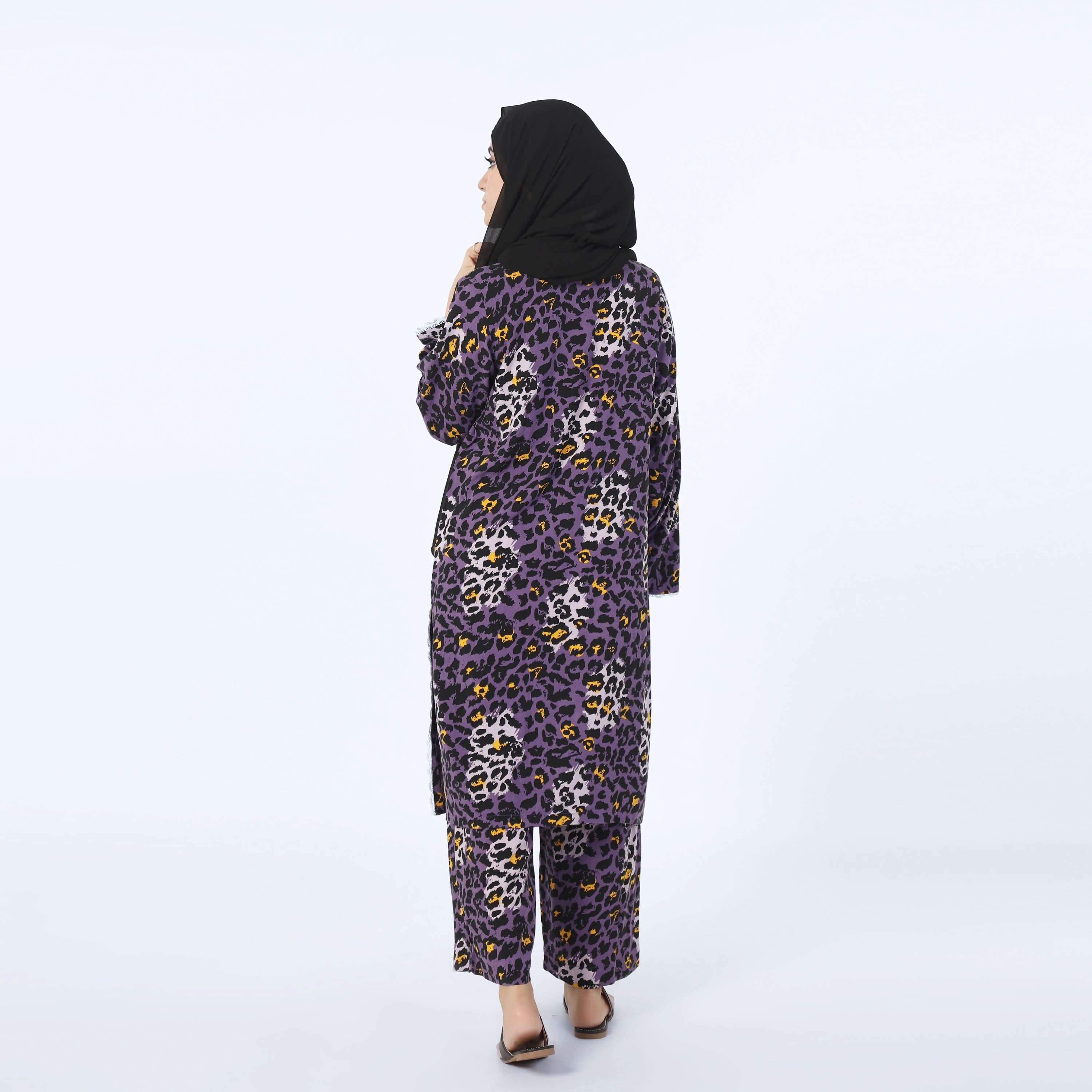 Women's Printed Co-Ord Set - Purple, Women Co-Ord Set, Chase Value, Chase Value