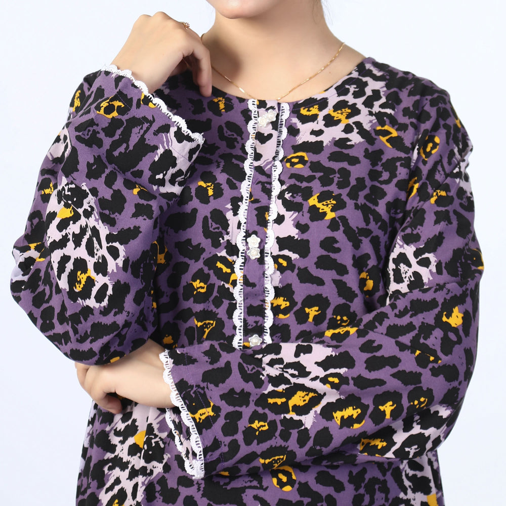 Women's Printed Co-Ord Set - Purple, Women Co-Ord Set, Chase Value, Chase Value