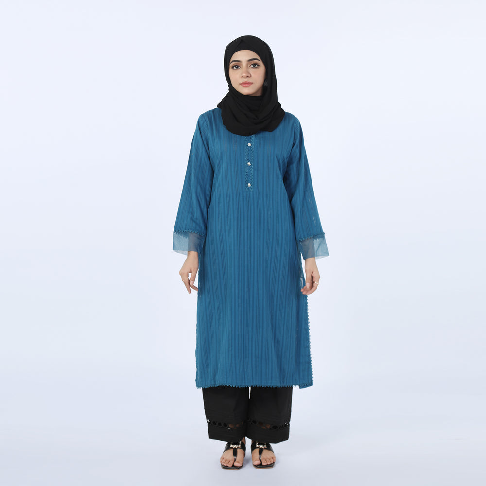 Eminent Women's Fancy Kurti - Blue, Women Ready Kurtis, Eminent, Chase Value