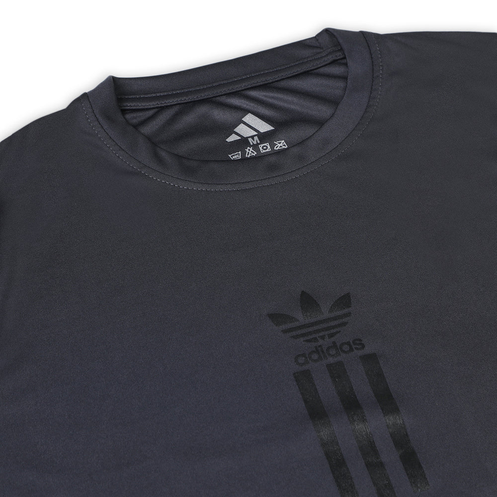 Men's Half Sleeves Round Neck T-Shirt - Grey, Men's T-Shirts & Polos, Chase Value, Chase Value