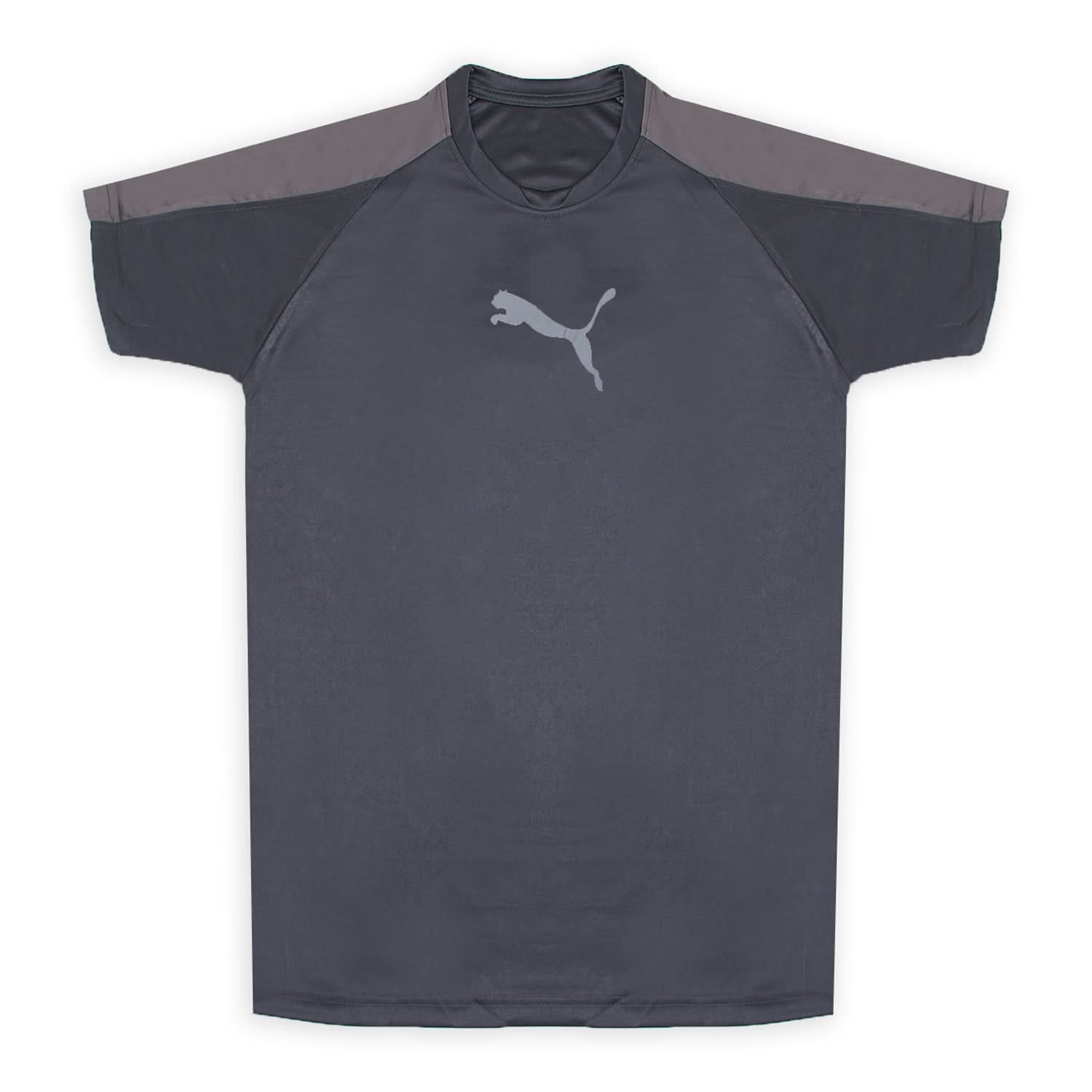 Men's Half Sleeves Round Neck T-Shirt - Grey, Men's T-Shirts & Polos, Chase Value, Chase Value