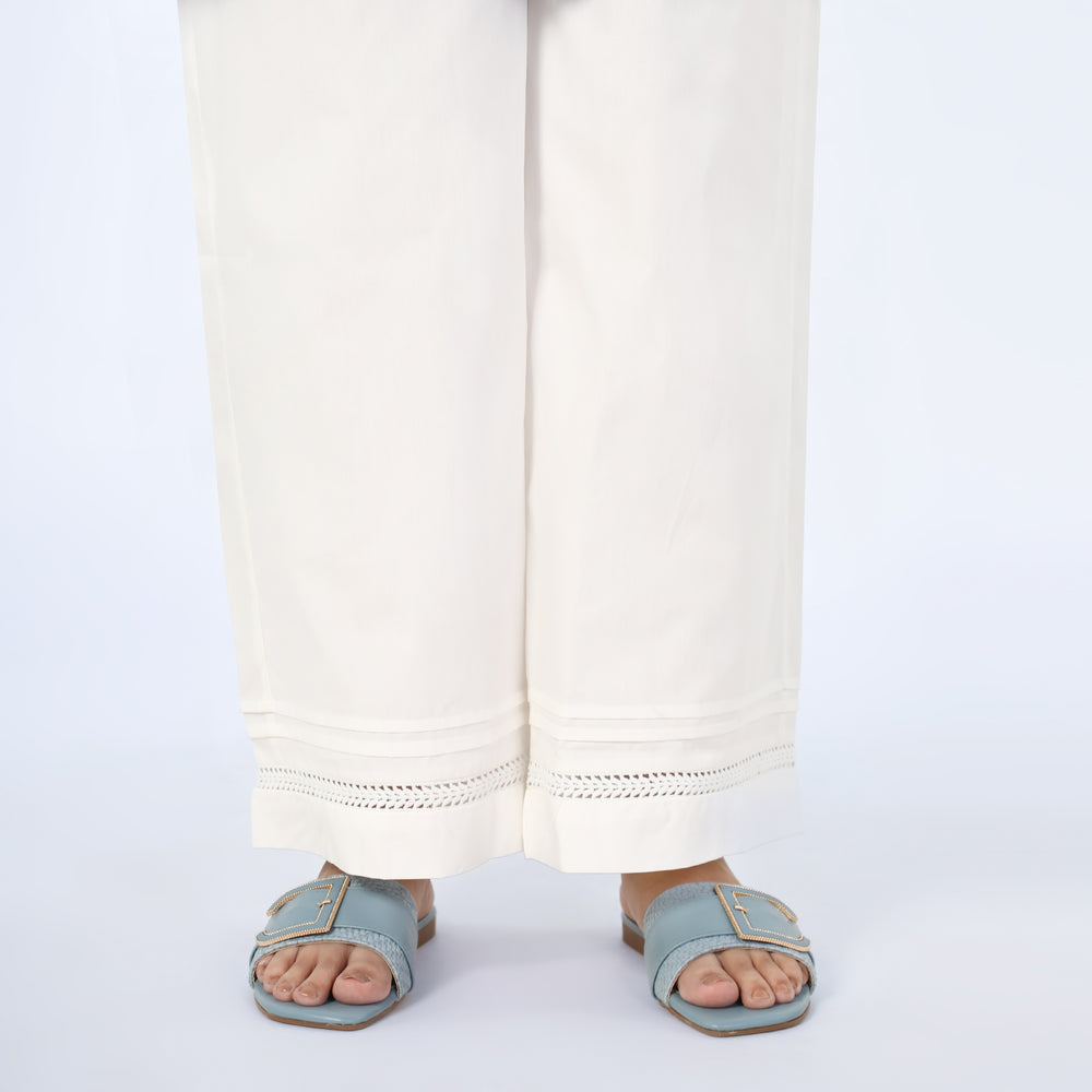 Women's Farshi Shalwar - White, Women Pants & Tights, Chase Value, Chase Value