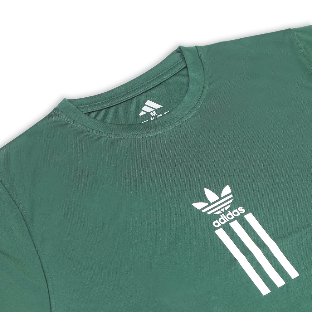 Men's Half Sleeves Round Neck T-Shirt - Green, Men's T-Shirts & Polos, Chase Value, Chase Value