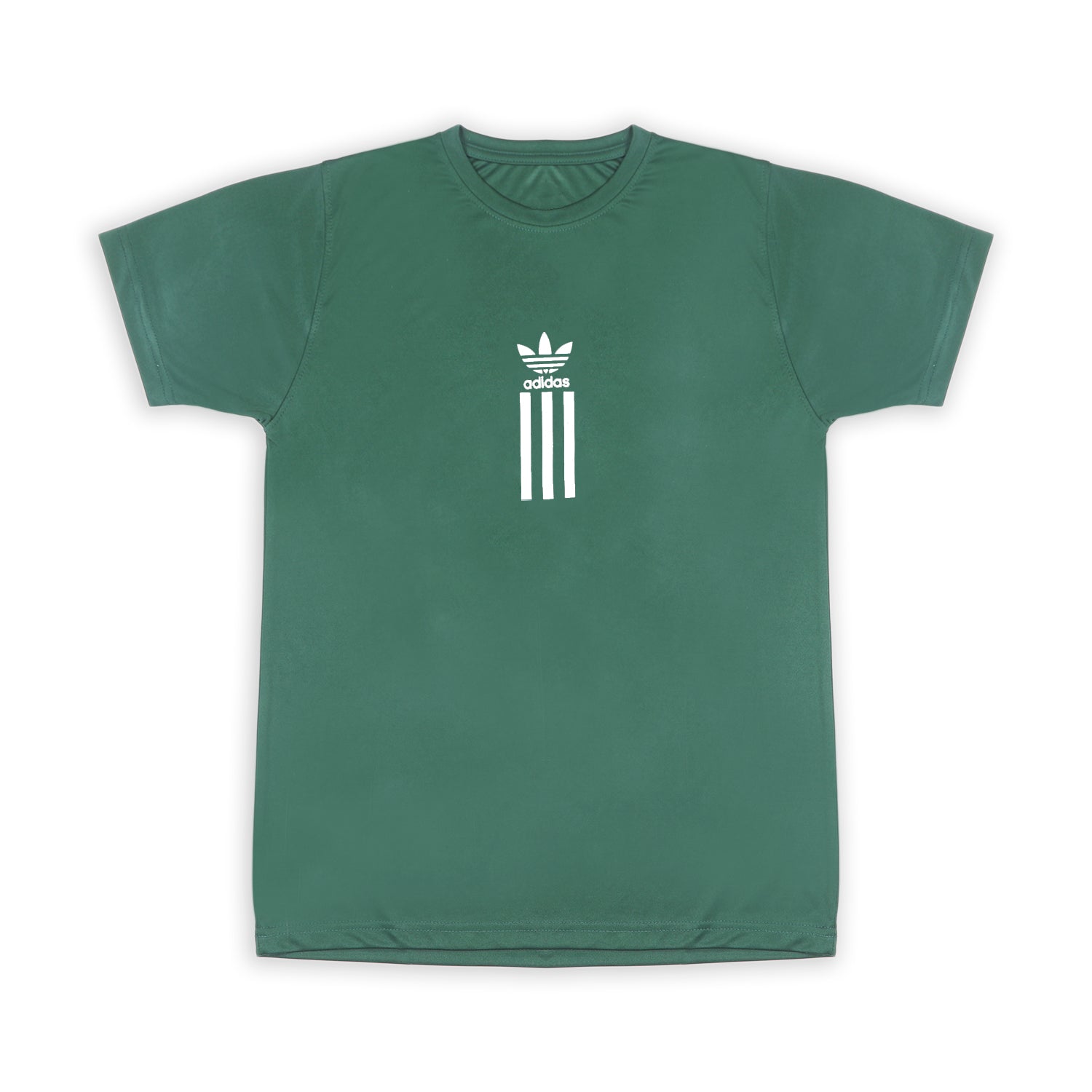 Men's Half Sleeves Round Neck T-Shirt - Green, Men's T-Shirts & Polos, Chase Value, Chase Value