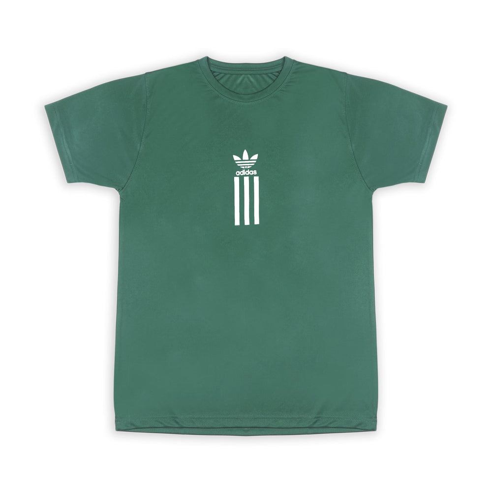 Men's Half Sleeves Round Neck T-Shirt - Green, Men's T-Shirts & Polos, Chase Value, Chase Value