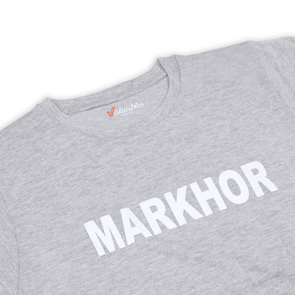 Men's Half Sleeves T-Shirt - Grey, Men's T-Shirts & Polos, Chase Value, Chase Value