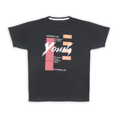 Men's Half Sleeves T-Shirt - Black