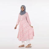 Women's Jalpari Printed Kurti - Pink, Women Ready Kurtis, Chase Value, Chase Value