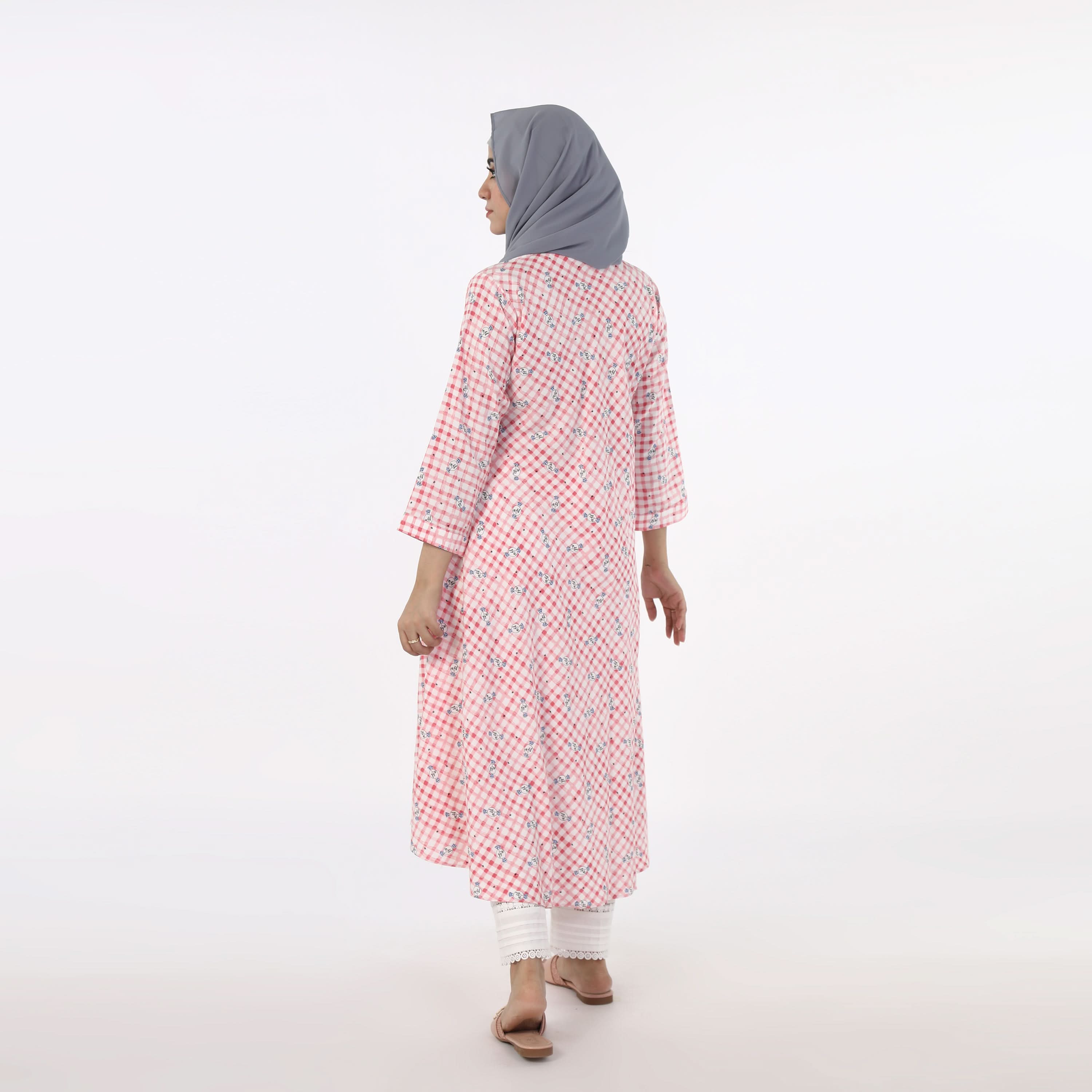 Women's Jalpari Printed Kurti - Pink, Women Ready Kurtis, Chase Value, Chase Value