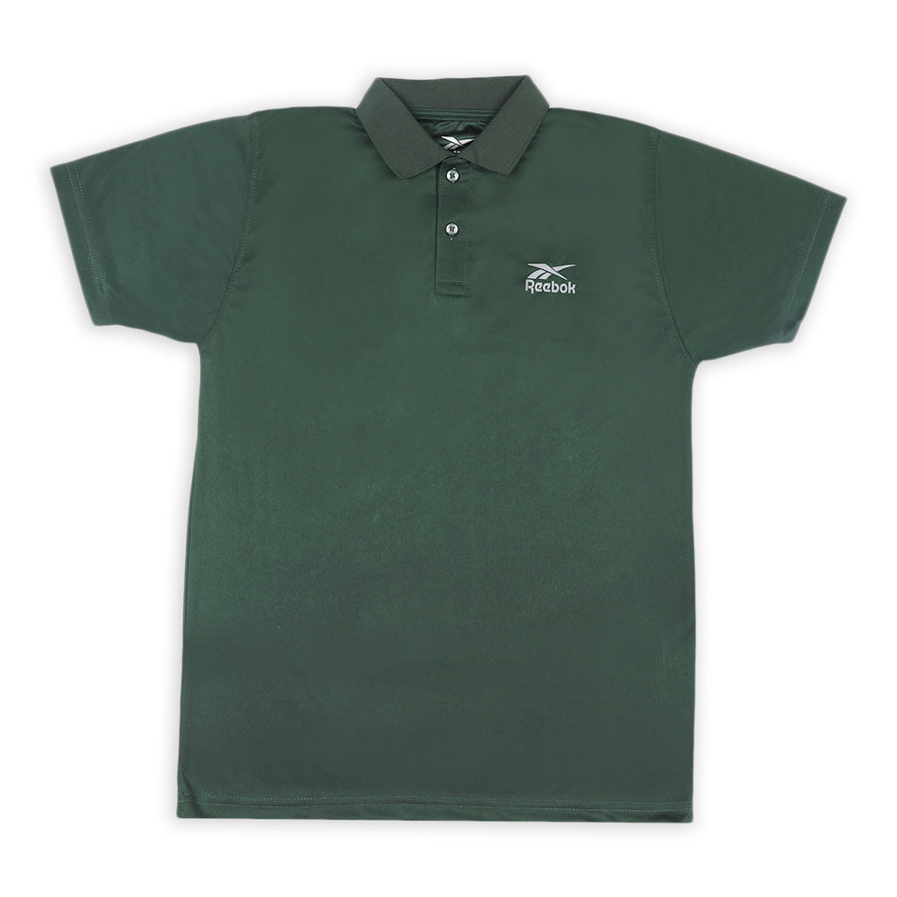 Men's Half Sleeves Polo T-Shirt - Green, Men's T-Shirts & Polos, Chase Value, Chase Value