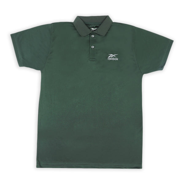 Men's Half Sleeves Polo T-Shirt - Green