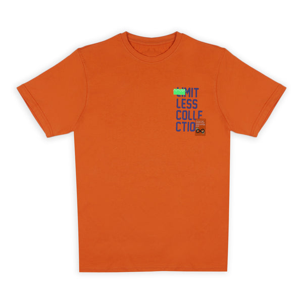 Eminent Men's Round Neck Half Sleeves T-Shirt - Orange