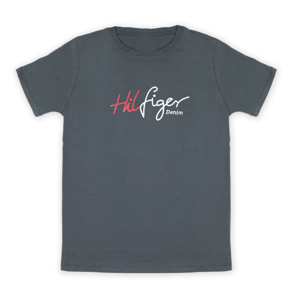 Men's Half Sleeves T-Shirt - Dark Grey, Men's T-Shirts & Polos, Chase Value, Chase Value