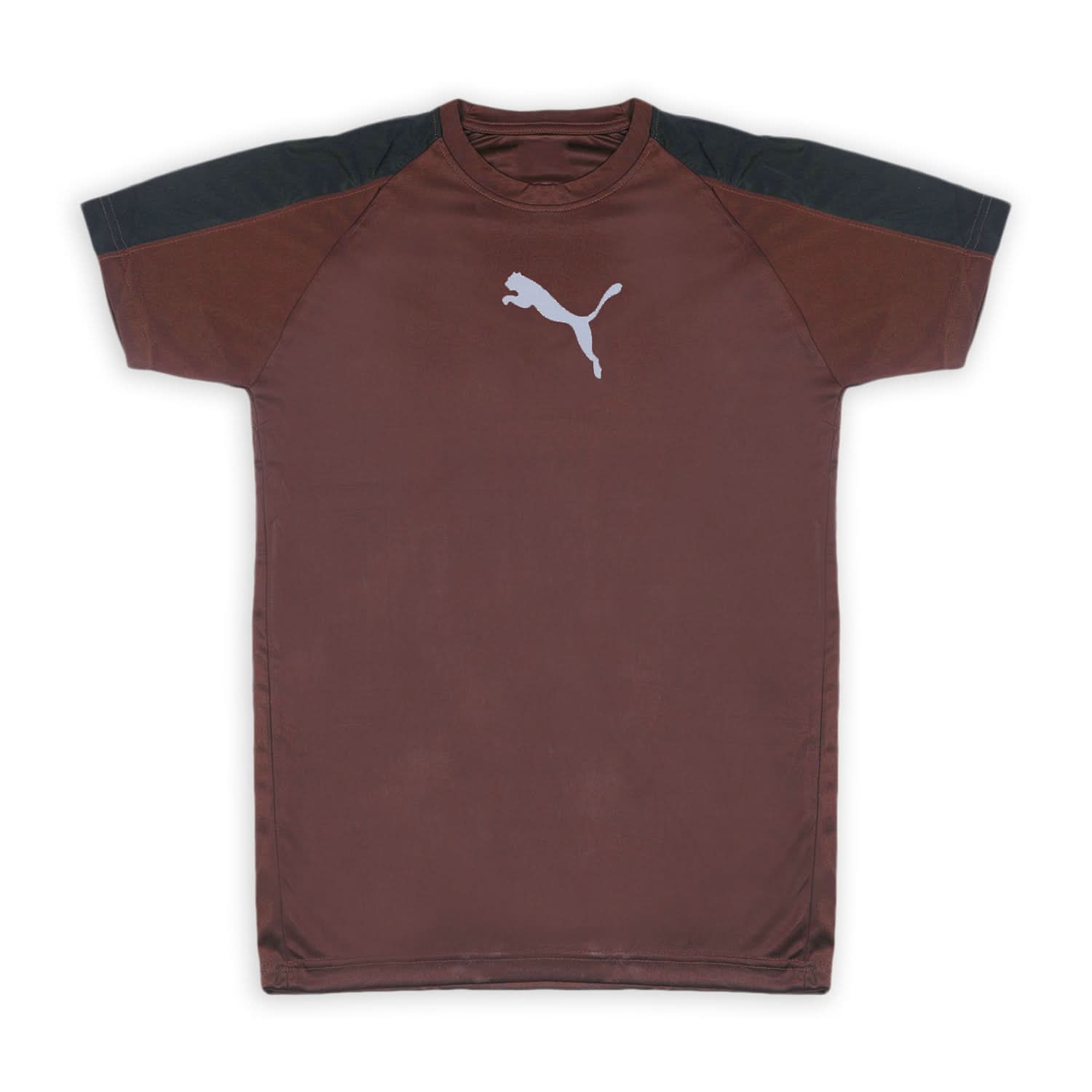 Men's Half Sleeves Round Neck T-Shirt - Brown, Men's T-Shirts & Polos, Chase Value, Chase Value
