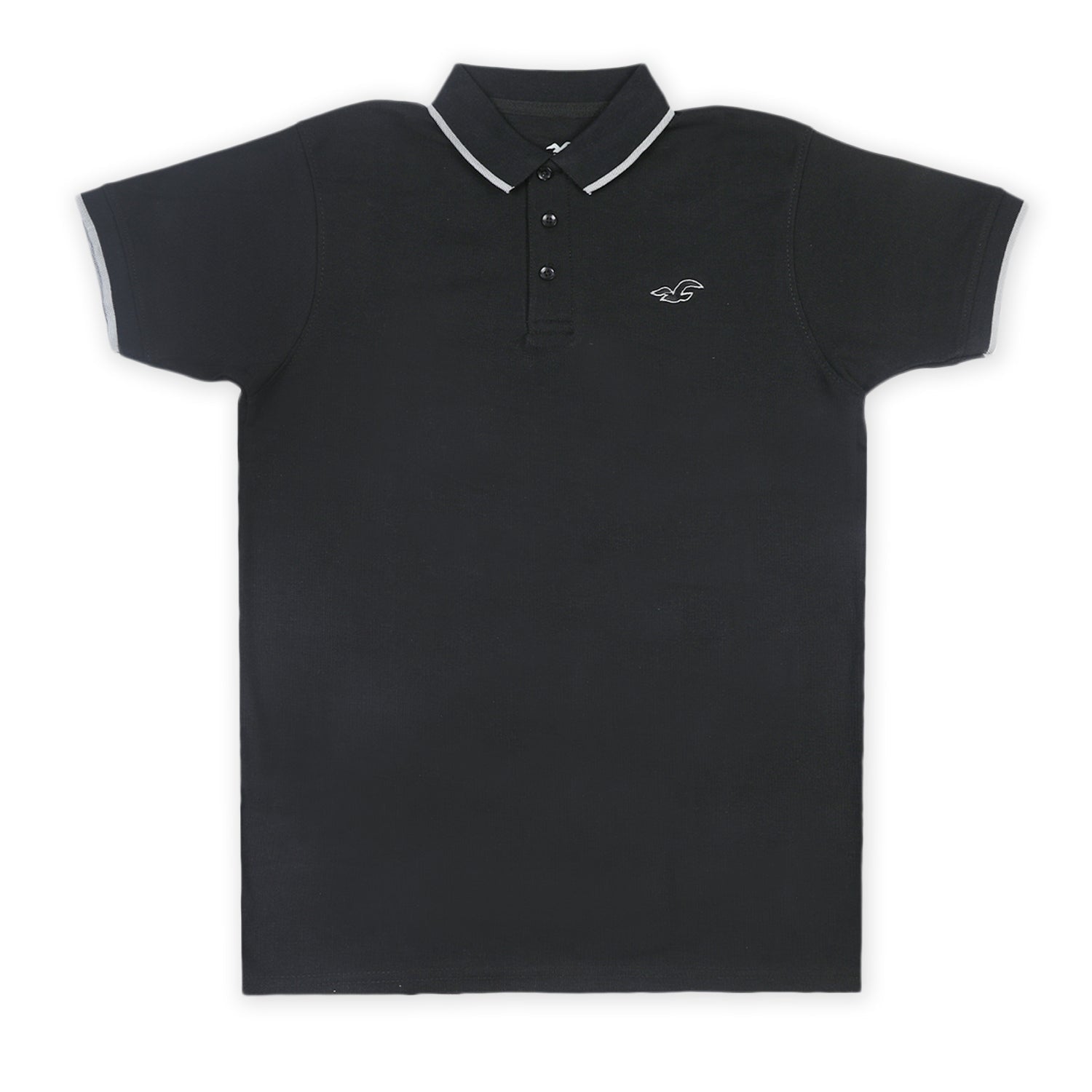 Men's Half Sleeves Polo T-Shirt - Black, Men's T-Shirts & Polos, Chase Value, Chase Value
