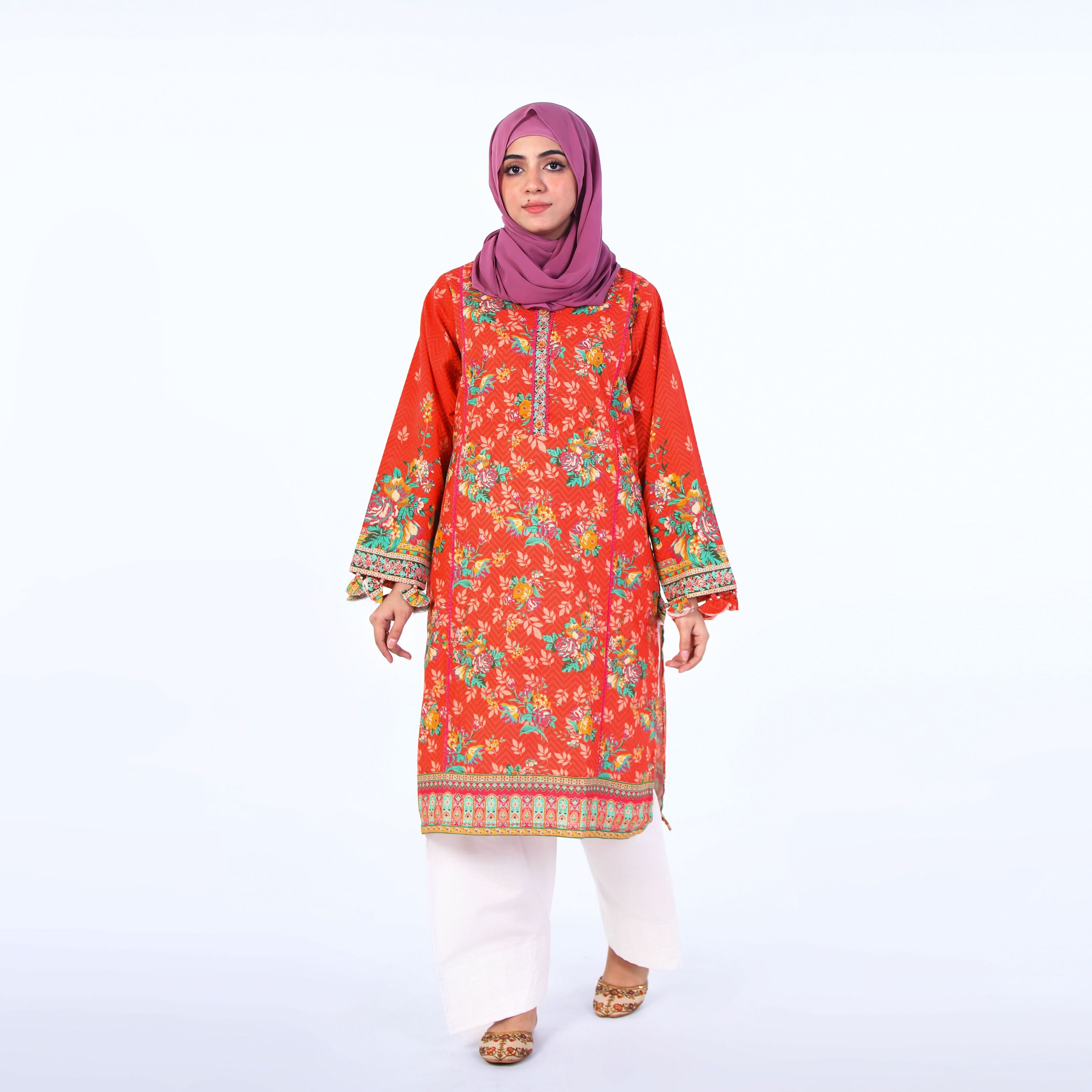 Women's Kurti - Coral, Women Ready Kurtis, Chase Value, Chase Value