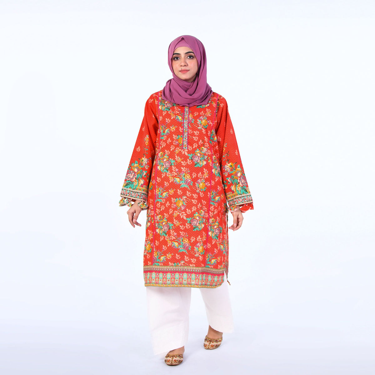 Women's Kurti - Coral, Women Ready Kurtis, Chase Value, Chase Value