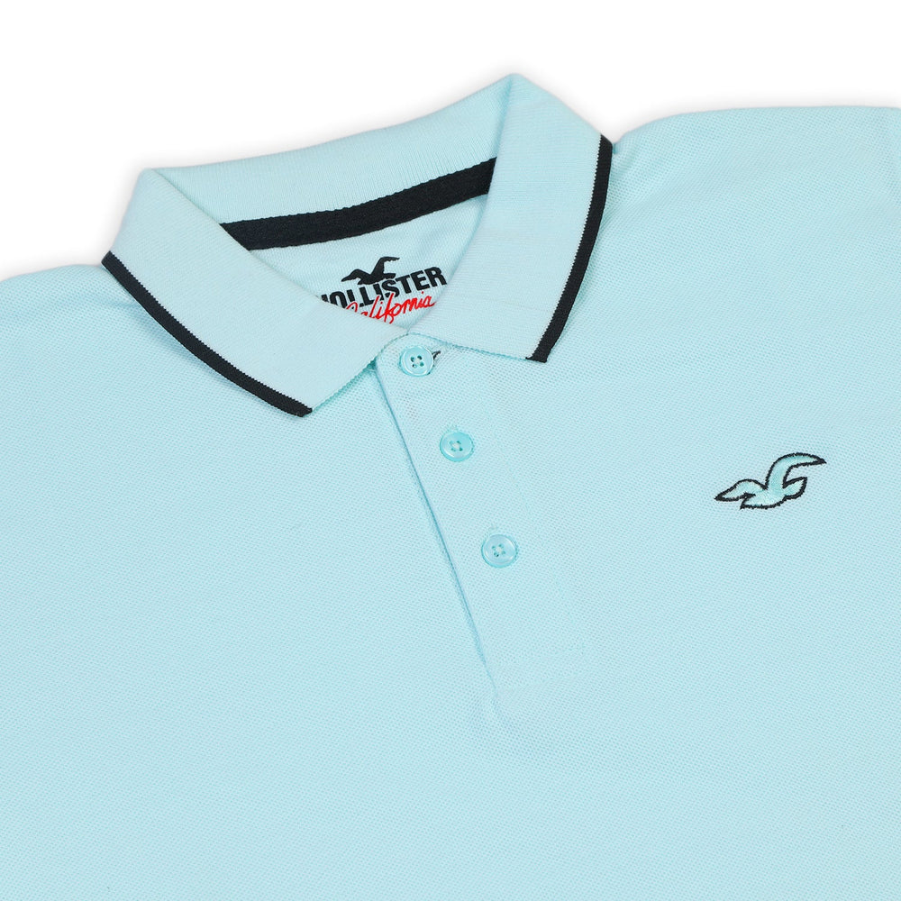Men's Half Sleeves Polo T-Shirt - Sky Blue, Men's T-Shirts & Polos, Chase Value, Chase Value