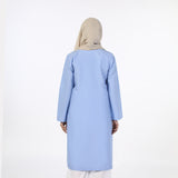 Women's Plain Stitched Kurti - Light Blue, Women Ready Kurtis, Chase Value, Chase Value