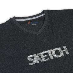 Men's Half Sleeves T-Shirt - Black