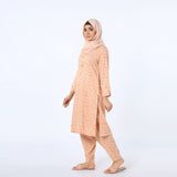Women's Stitched 2Pcs Suit - Beige, Women Shalwar Suits, Chase Value, Chase Value