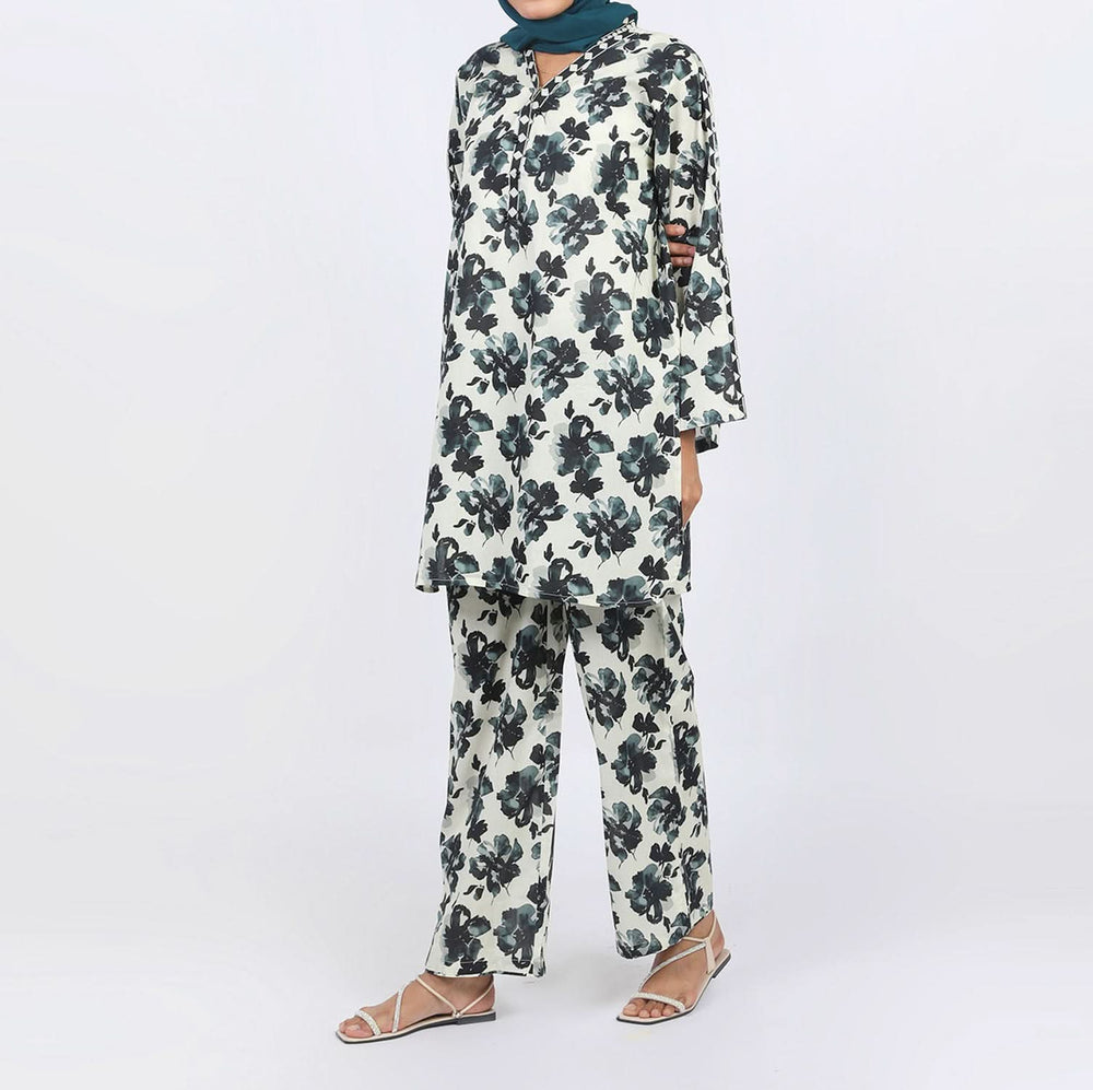 Eminent Women's Printed 02 Pcs Suit - Light Green, Women Shalwar Suits, Eminent, Chase Value