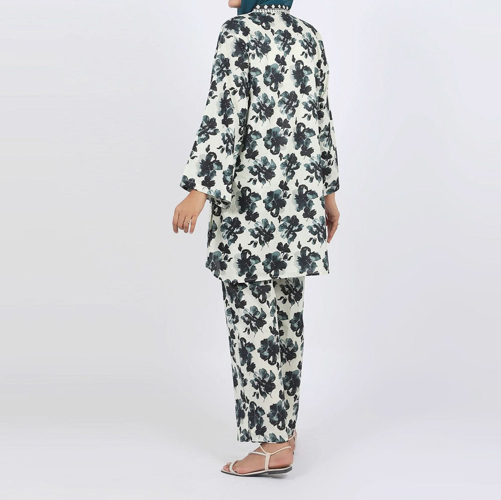 Eminent Women's Printed 02 Pcs Suit - Light Green, Women Shalwar Suits, Eminent, Chase Value