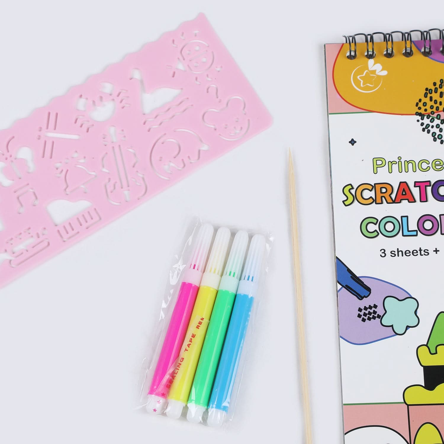 Scratch Coloring Book, Coloring Books, Chase Value, Chase Value