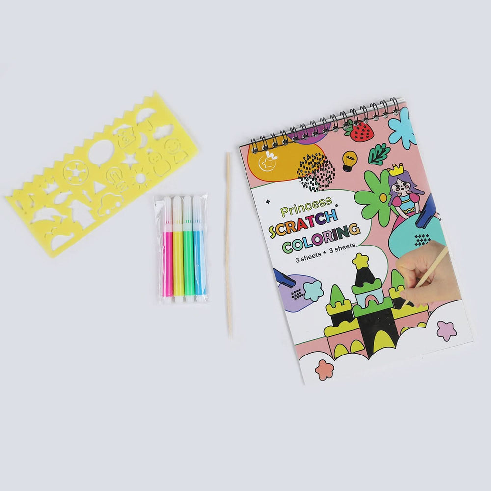 Scratch Coloring Book, Coloring Books, Chase Value, Chase Value