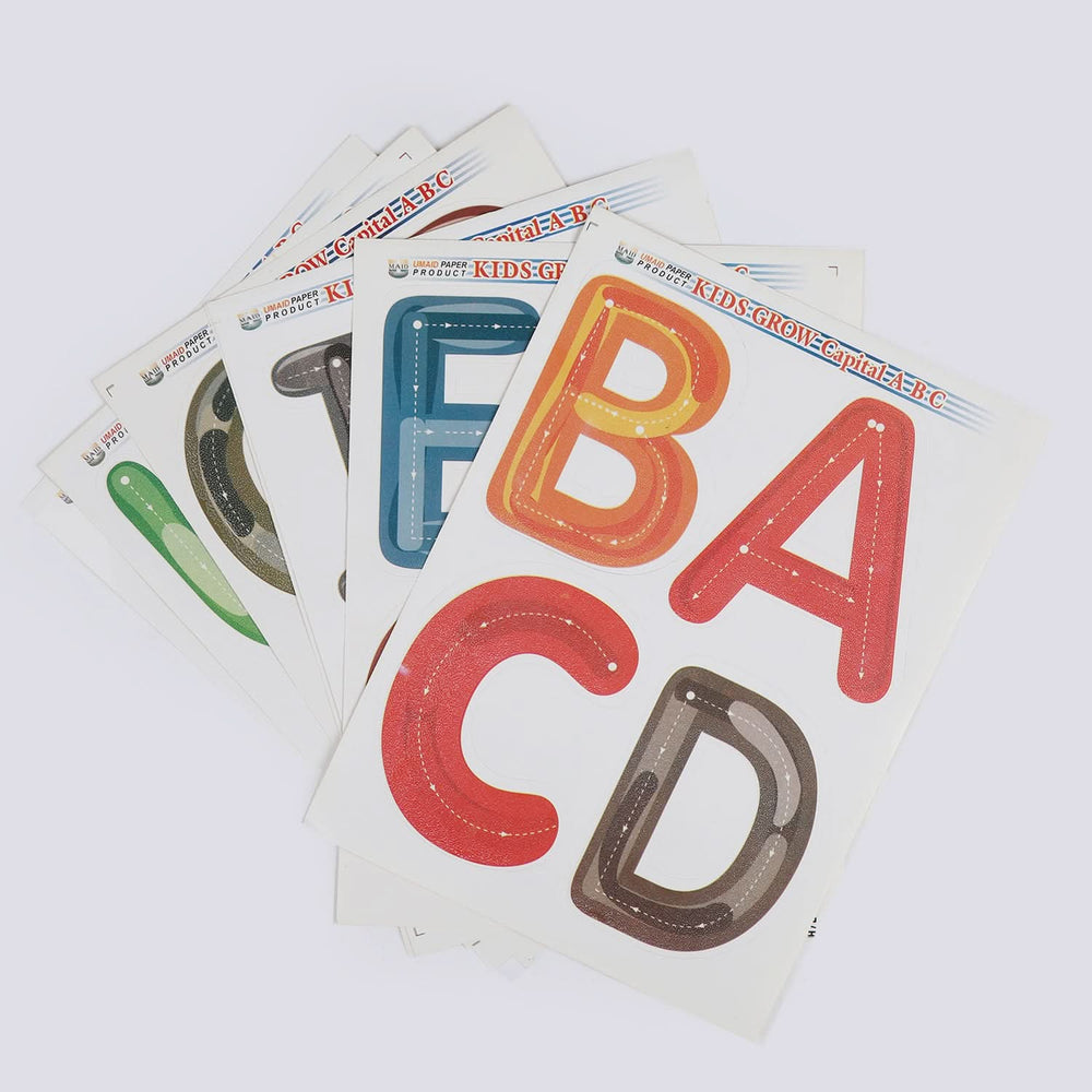 Kids Grow Abc (Capital) Sticker, Educational Toys, Chase Value, Chase Value