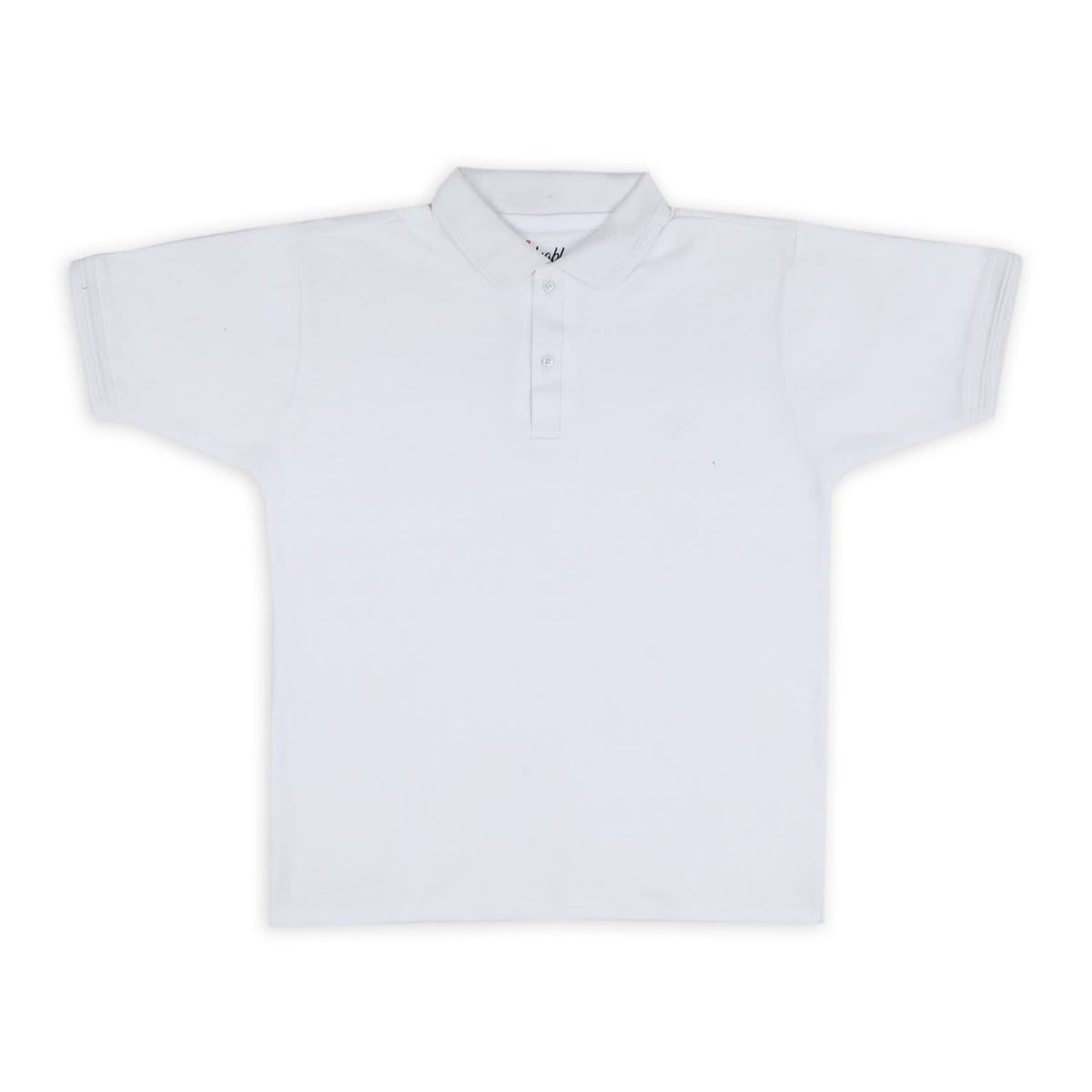 Men's Half Sleeves Polo T-Shirt - White, Men's T-Shirts & Polos, Chase Value, Chase Value