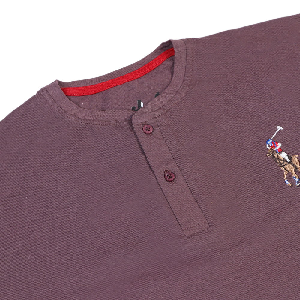 Men's Half sleeves T-Shirt - Light Maroon, Men's T-Shirts & Polos, Chase Value, Chase Value