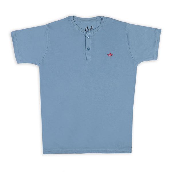 Men's Half sleeves T-Shirt - Sky Blue