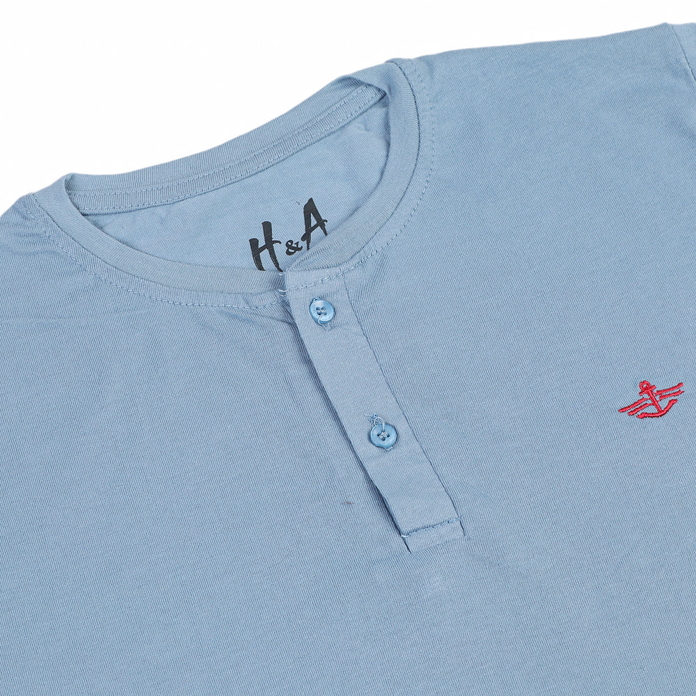 Men's Half sleeves T-Shirt - Sky Blue, Men's T-Shirts & Polos, Chase Value, Chase Value